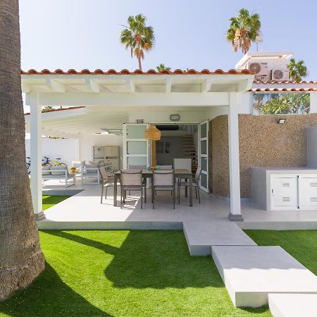 Aquarium Bungalow Private Jacuzzi, 3 Bedrooms, Ac And Bikes Maspalomas  Exteriér fotografie
