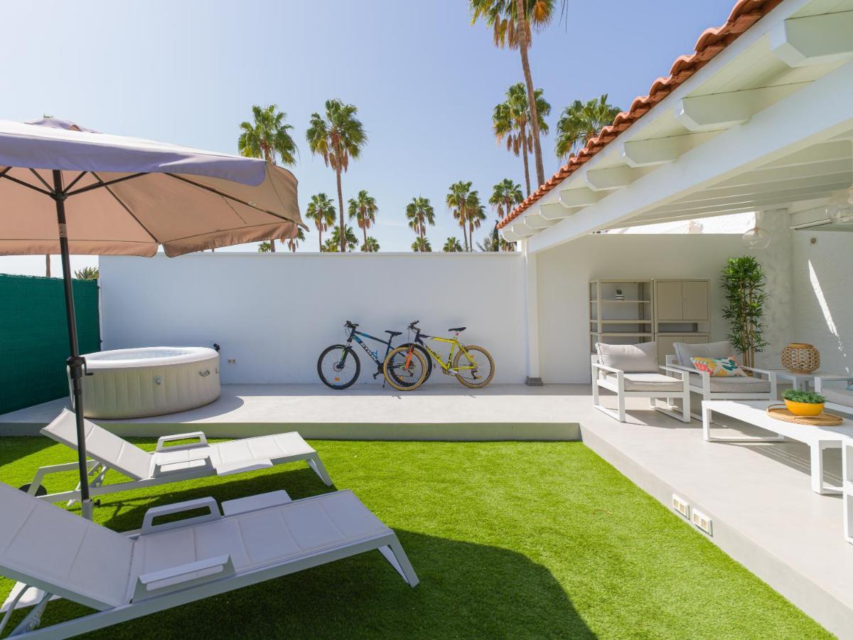 Aquarium Bungalow Private Jacuzzi, 3 Bedrooms, Ac And Bikes Maspalomas  Exteriér fotografie