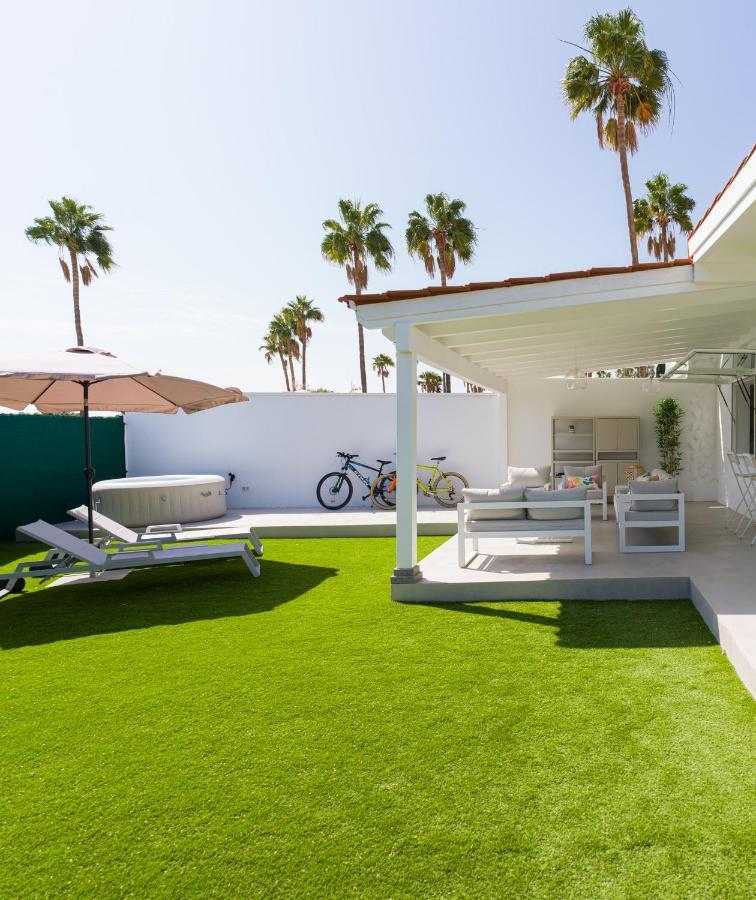 Aquarium Bungalow Private Jacuzzi, 3 Bedrooms, Ac And Bikes Maspalomas  Exteriér fotografie