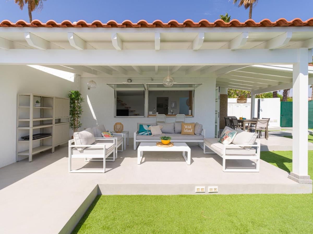 Aquarium Bungalow Private Jacuzzi, 3 Bedrooms, Ac And Bikes Maspalomas  Exteriér fotografie